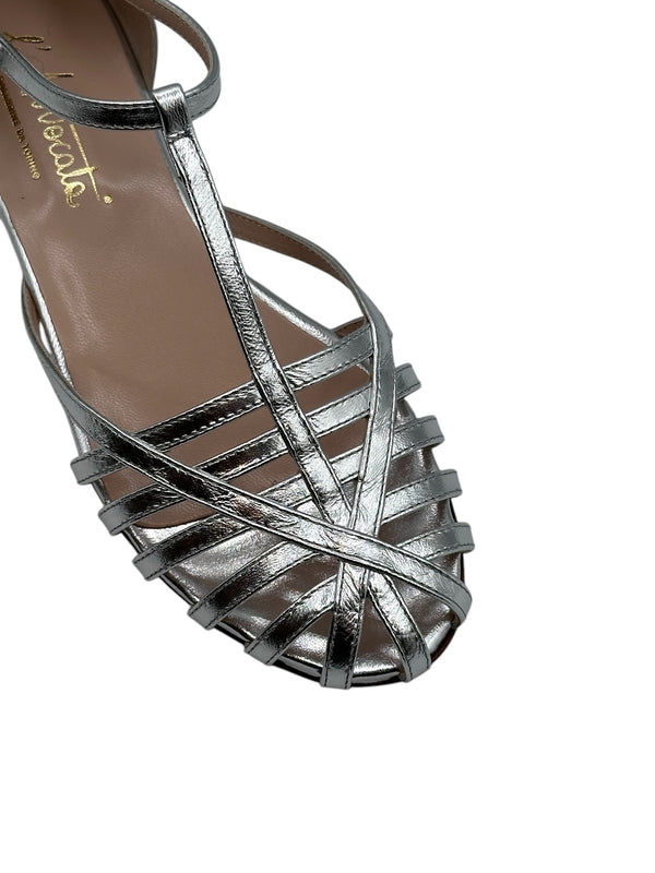 ALABAMA in nappa laminata ARGENTO