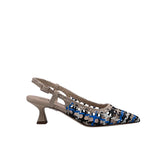 ALLEGRA 2.0 in nappa intrecciata BLU NERO CREMA- New Collection