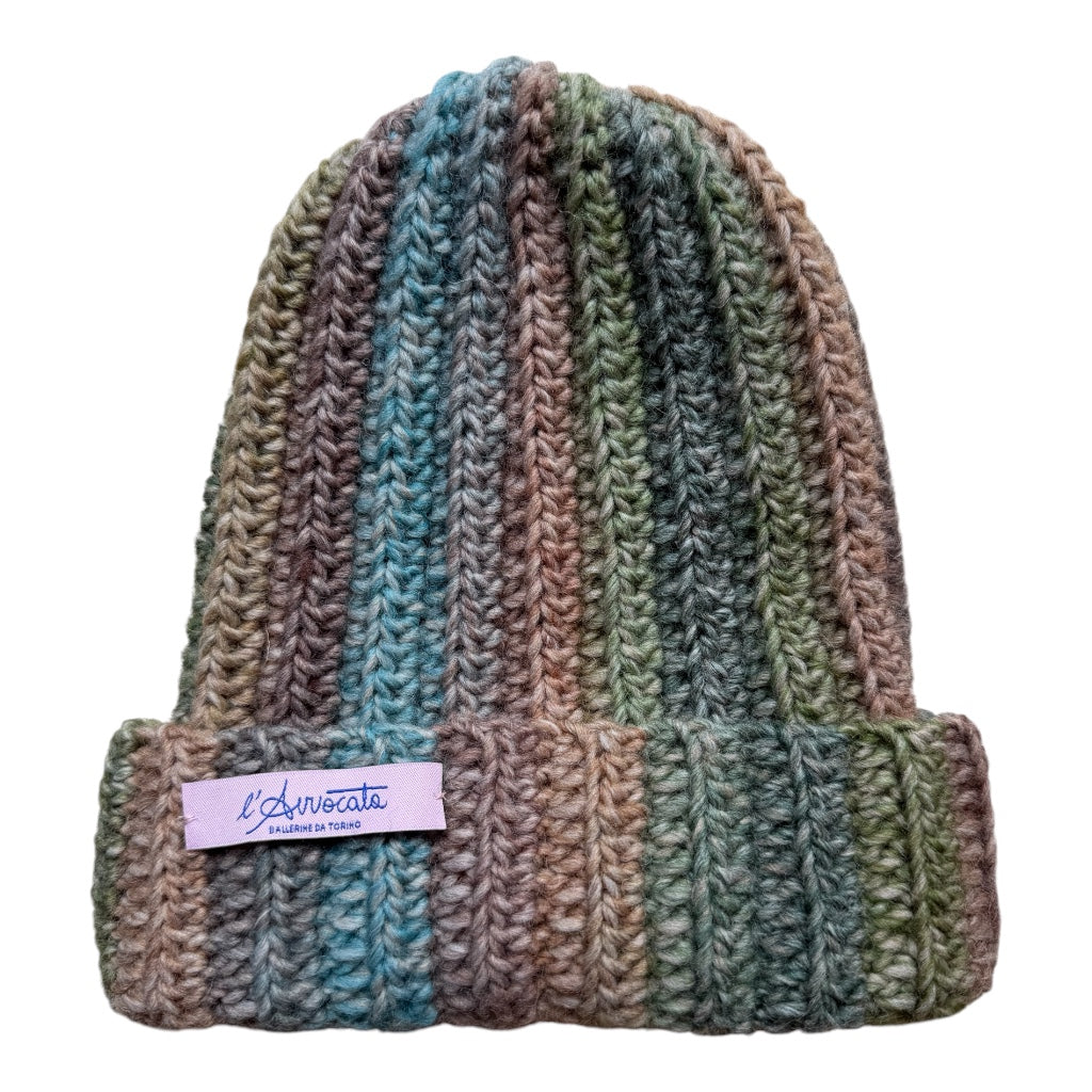 BERRETTO multicolor (verde, cammello, acqua, verde bosco…)