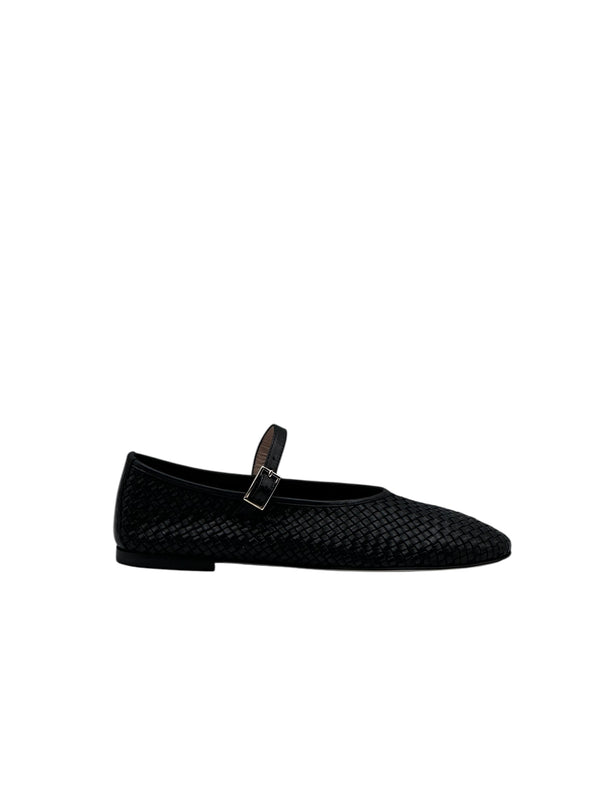 GIO' in nappa intrecciata nera - New Collection