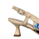 ALLEGRA 2.0 in nappa intrecciata BLU NERO CREMA- New Collection