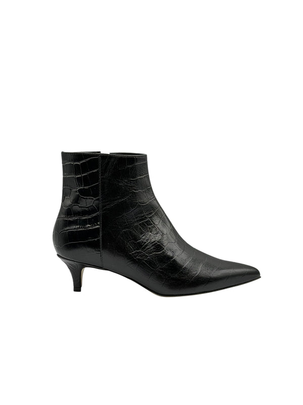 ARISA stivaletto in stampa cocco sfumata nera con tacchetto - BEST SELLER NEW COLLECTION