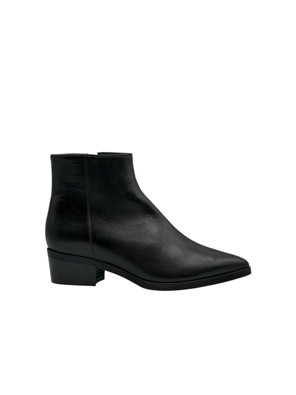 ANITA stivaletto in nappa nera con tacco - BEST SELLER NEW COLLECTION