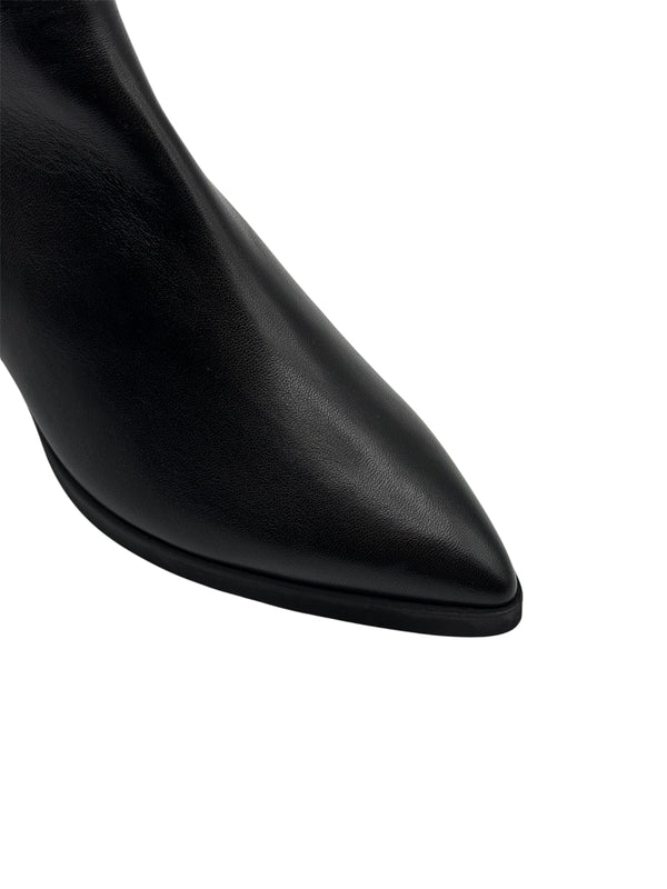 ANITA stivaletto in nappa nera con tacco - BEST SELLER NEW COLLECTION