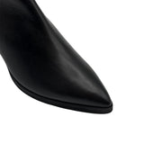 ANITA stivaletto in nappa nera con tacco - BEST SELLER NEW COLLECTION