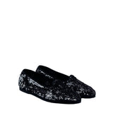 Alberta in paillettes nere e argento