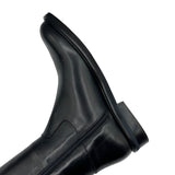 ALEXANDRA stivale alto con zip in nappa nera - BEST SELLER