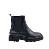 ALMA stivale tronchetto con elastico in nappa nera e suola extralight - BEST SELLER