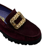 TORINO in chenille barolo