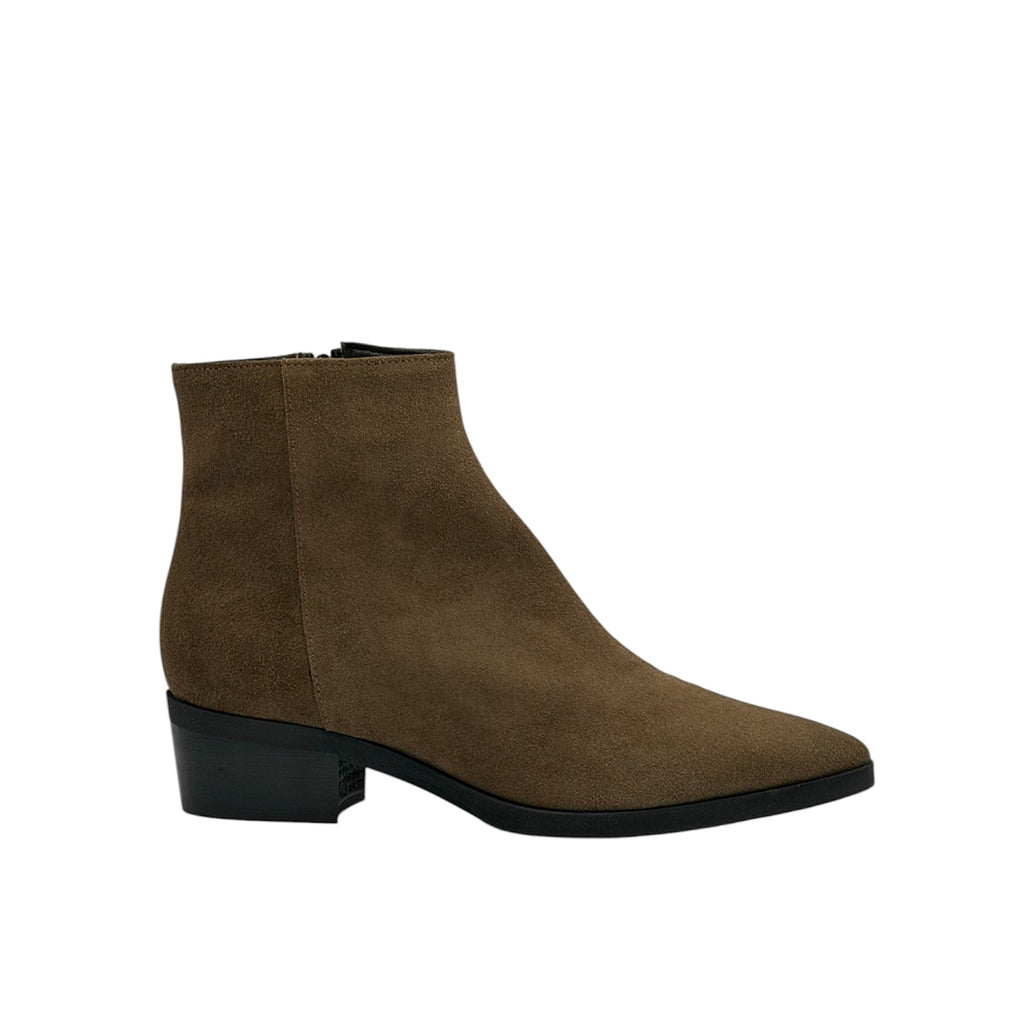 ANITA stivaletto in velour brown con tacco - BEST SELLER NEW COLLECTION