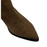 ANITA stivaletto in velour brown con tacco - BEST SELLER NEW COLLECTION