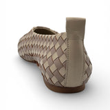 GIO' in nappa intrecciata sabbia malto- New Collection