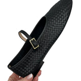 GIO' in nappa intrecciata nera - New Collection