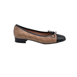 ALDA 2.0 metelassè camel con tacco in pelle e punta nera