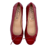 ALDA 2.0 con tacco in vernice rubino