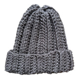 BERRETTO fluffy monocolore grigio