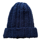 BERRETTO fluffy blu notte