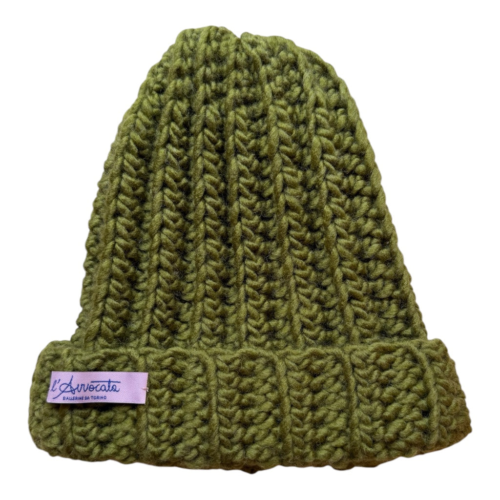 BERRETTO fluffy verde kiwi