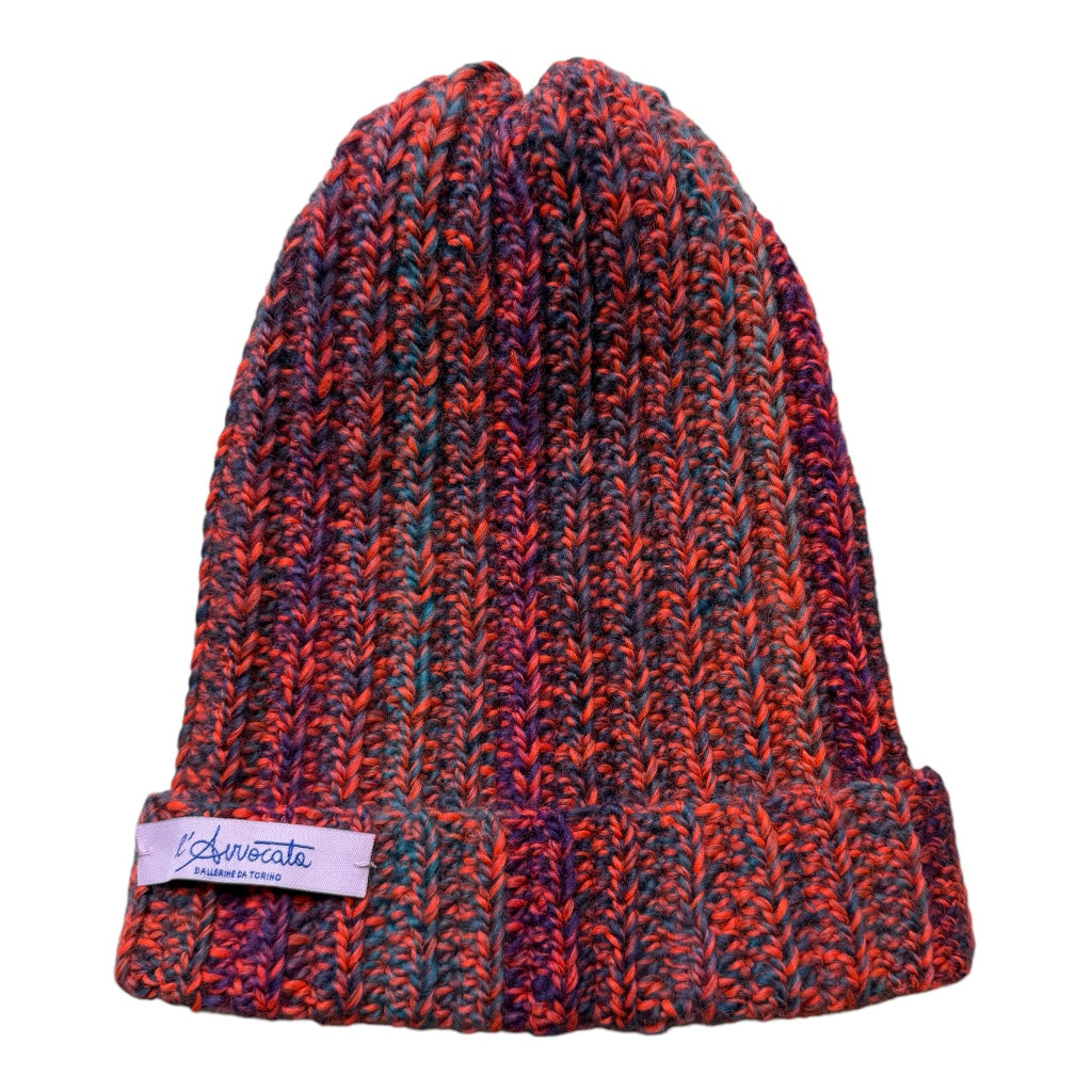 BERRETTO malange base arancio, turchese, viola…