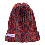 BERRETTO malange base arancio, turchese, viola…