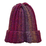 BERRETTO sfumato melange magenta, viola, prugna..